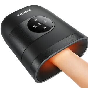 Fit King Heated Hand Massager FT-085H | Compression Therapy Pain Relief Open Box